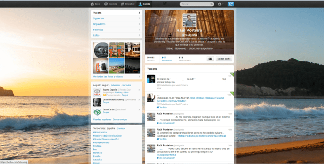 Raulgorta en módo ráfaga Post Twitter para fotógrafos