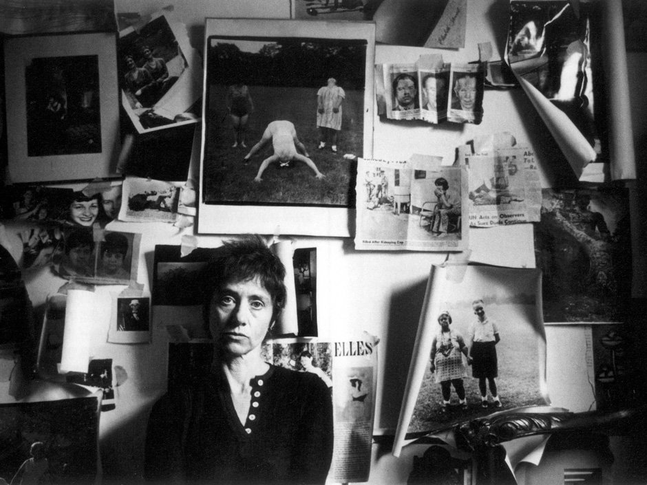 Diane_Arbus. Retrato de la fotógrafa por Saul Leiter.