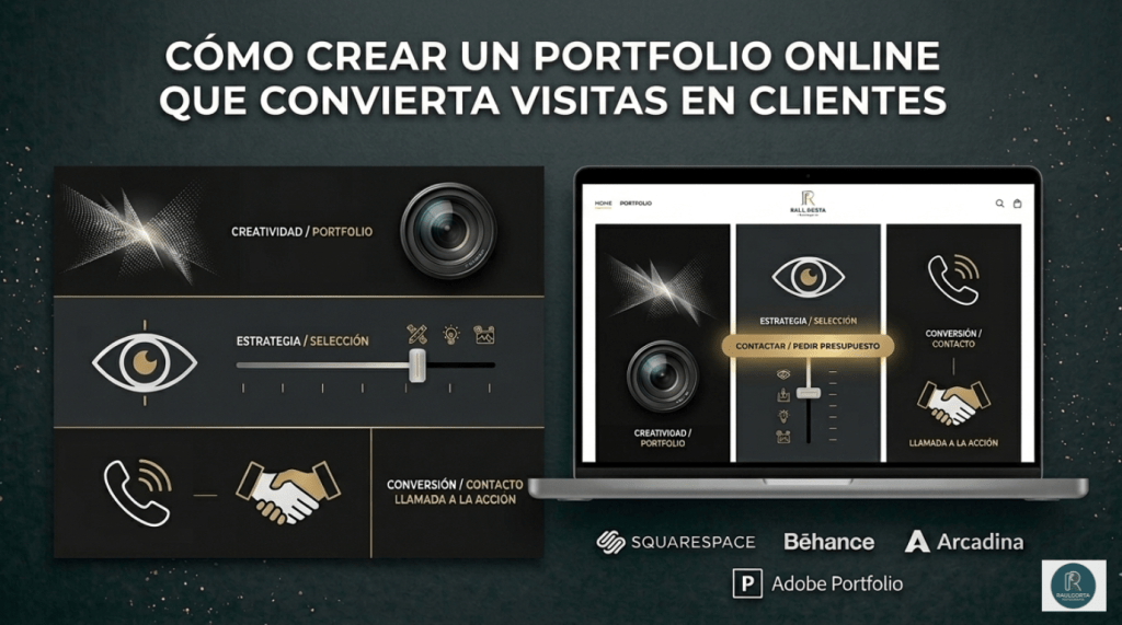 Cómo crear un portfolio online que convierta visitas en&nbsp;clientes
