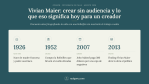 Imagen ilustrativa del artículo sobre Vivian Maier y un trabajo fotográfico al margen de la audiencia.