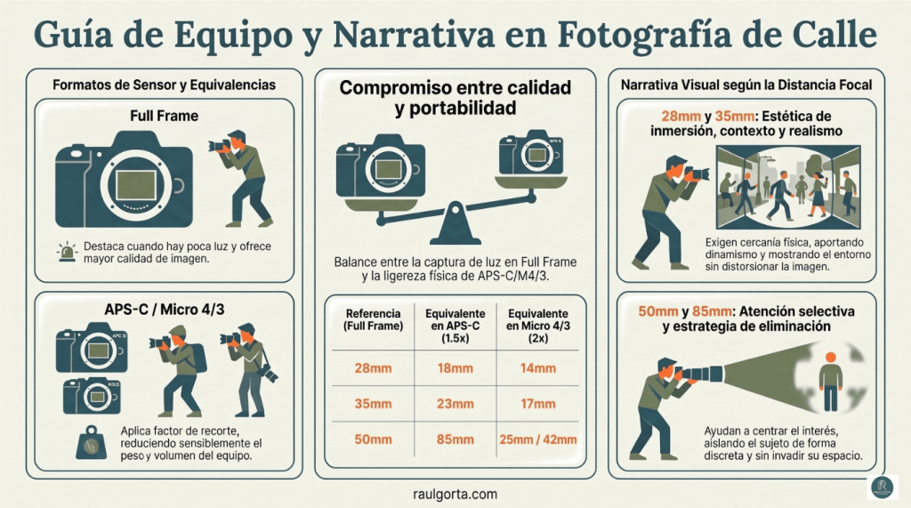 Guía de equipo en Fotografía de Calle